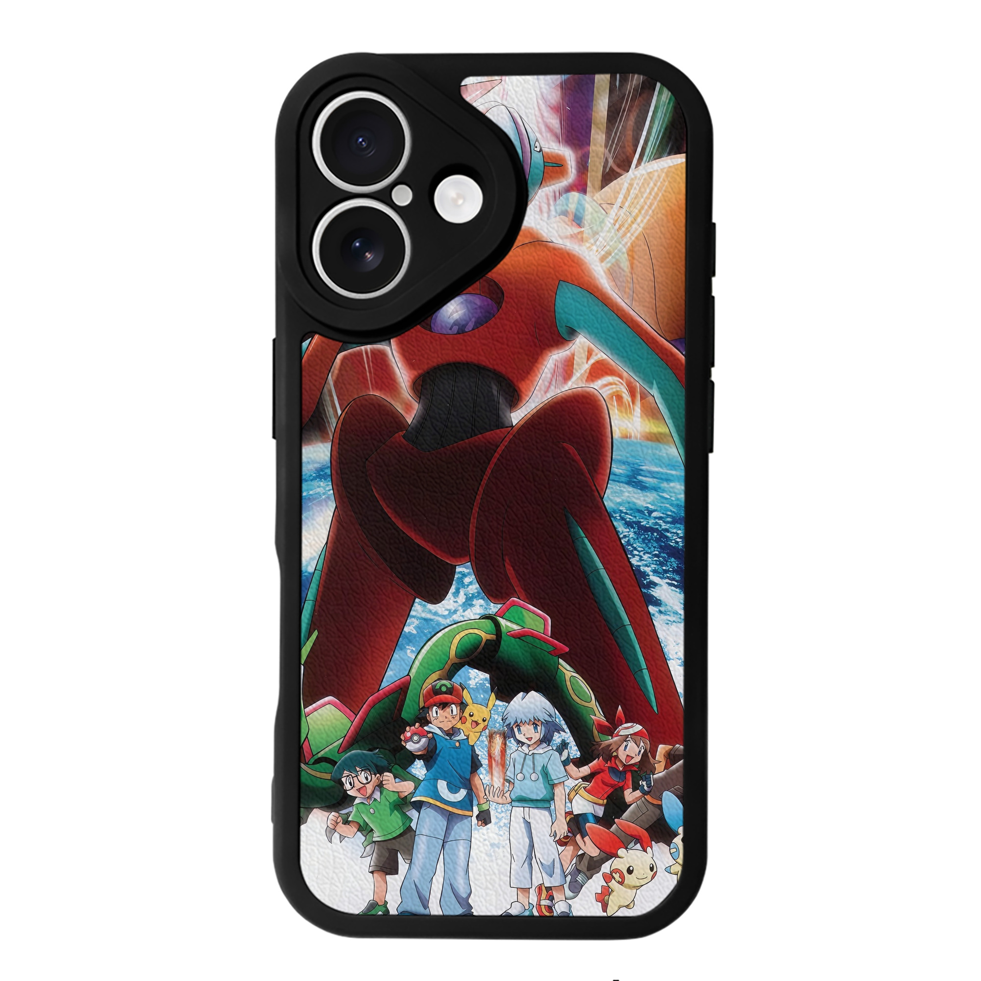（画像用） ポケットモンスター Pokémon 【iPhone 16シリーズ対応】シリコンスマホケース（レザー調） 材質：シリコン
